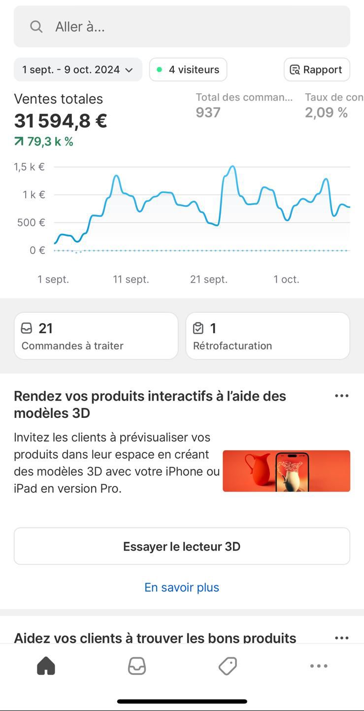 Témoignage autre de Client : 31 594,8 € de ventes générées en un mois